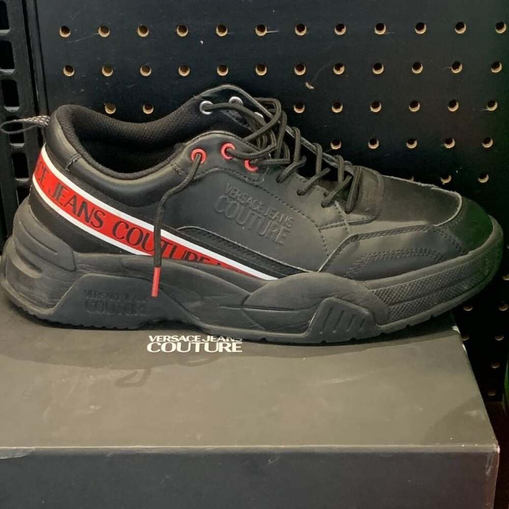 Versace Jeans Couture Black Fondo Speedtrack Sneakers